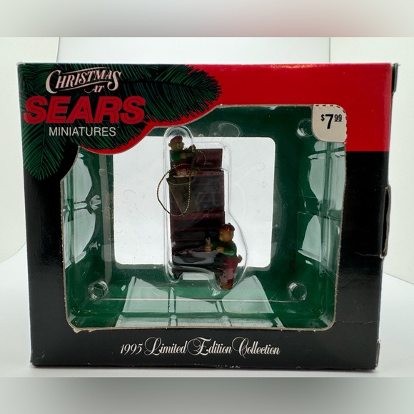 1995 Christmas at Sears Miniatures Ltd. Edition Craftsman...